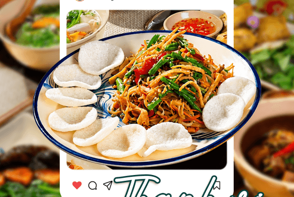 Thưởng thức buffet chay 189K tại Nấm Vegetarian Bistro với hơn 30 món chay hấp dẫn, cùng với không gian ấm cúng và vị trí thuận tiện tại Quận 1.